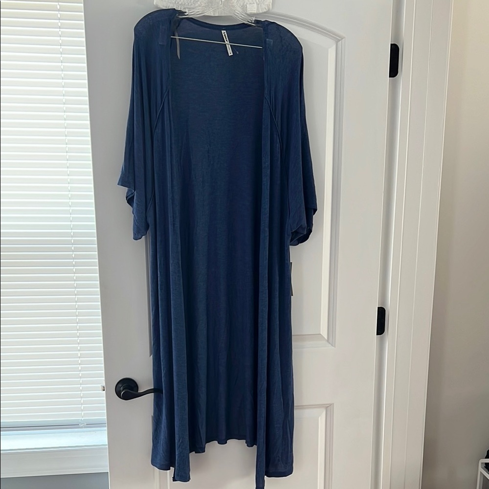 Tresics Domain Sleeves Open Front Duster NWT